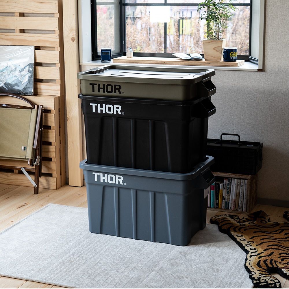 Thor Tote Box With Lid 75L