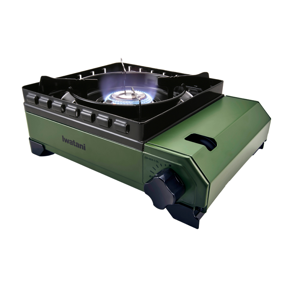 Iwatani Tafumaru Outdoor Gas Stove Olive