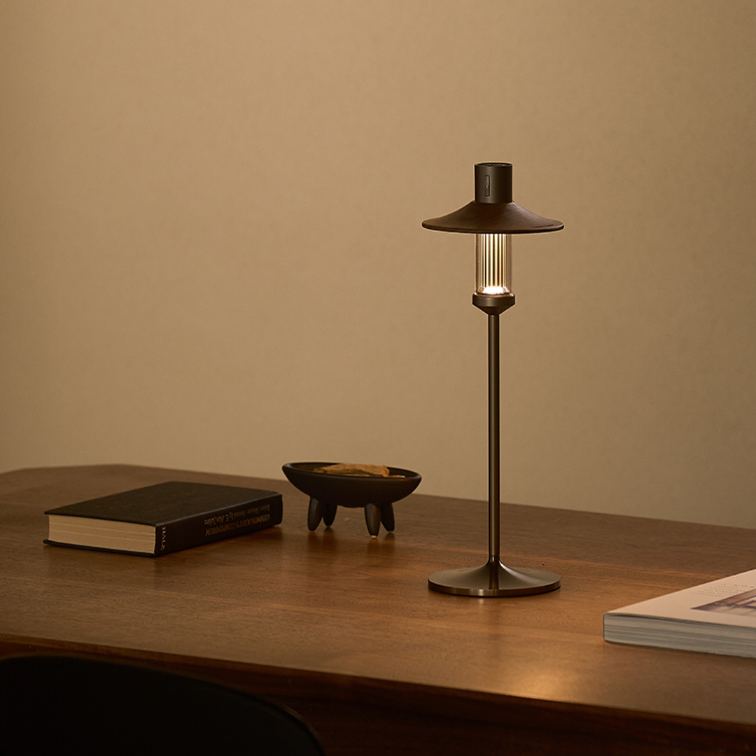 Lumena M3 Table Lamp Package - Dark Brown