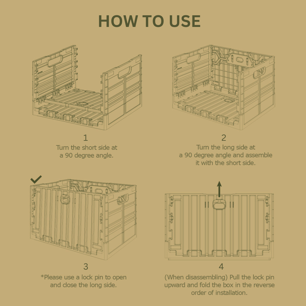 Cargo Container Signature Folding Box